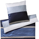 bettwaesche streifen linien blau weiß grau mako satin