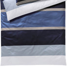 bettwaesche streifen linien blau weiß grau mako satin