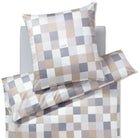 bettwaesche joop mosaic sand nude Mako Satin
