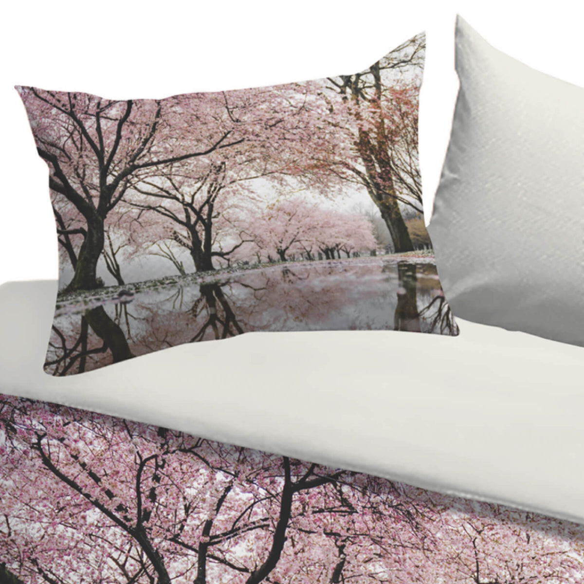 bettgarnitur sognamo baum see fruehling wendedesign