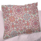 bettgarnitur bettwaesche floral gebluemt blattmuster perkal