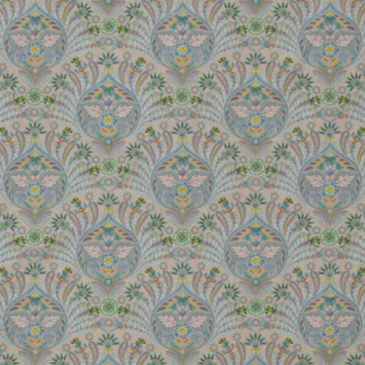 bettgarnitur bettwaesche faechermuster blumen perkal