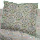 bettgarnitur bettwaesche faechermuster blumen perkal