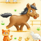 bettwaesche pferd hund huhn katze