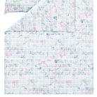 bettwaesche bettgarnitur vierecke gruen blau rosa 