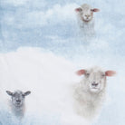 bettwaesche bettgarnitur wolken blau