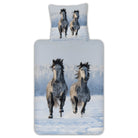 bettwaesche bettgarnitur pferde trendy bedding wildnis