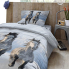 bettwaesche bettgarnitur pferde trendy bedding wildnis