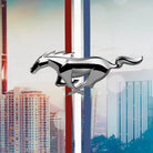 bettwäsche bettgarnitur mustang logo motor