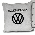 dekokissen logo automarke grau