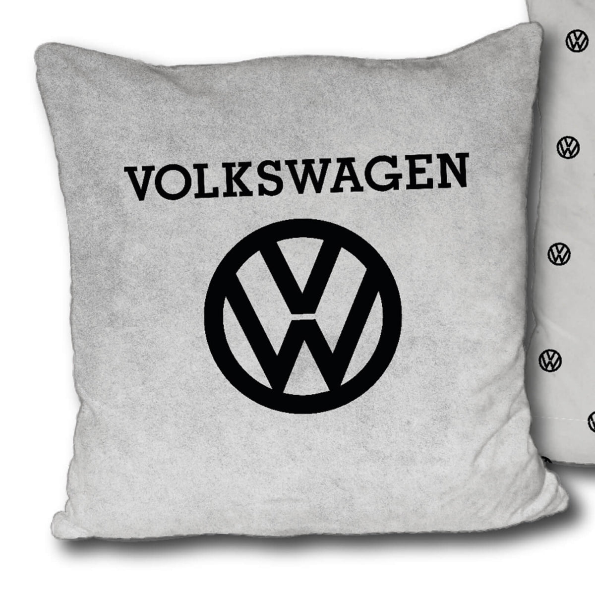 dekokissen logo automarke grau