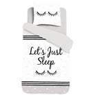 bettwaesche augen sterne schriftzug sleep and dream