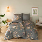 bettwaesche bettgarnitur floral storch pfau