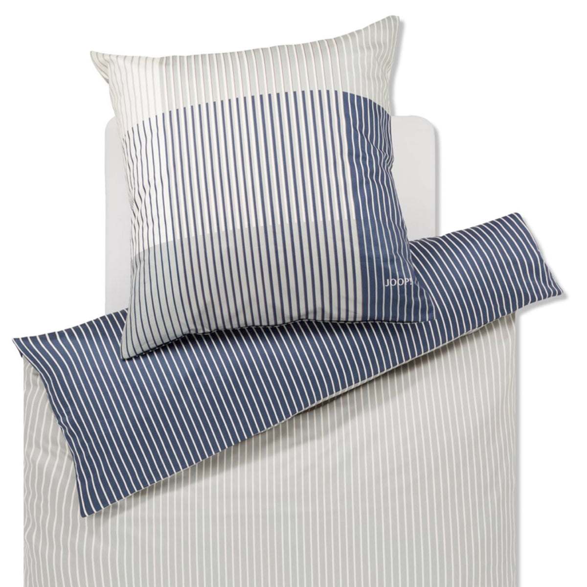 bettwaesche bettgarnitur linien gestrefit 4113 04 blau
