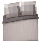 bettwaesche bettgarnitur linien gestreift 4113 09 stone