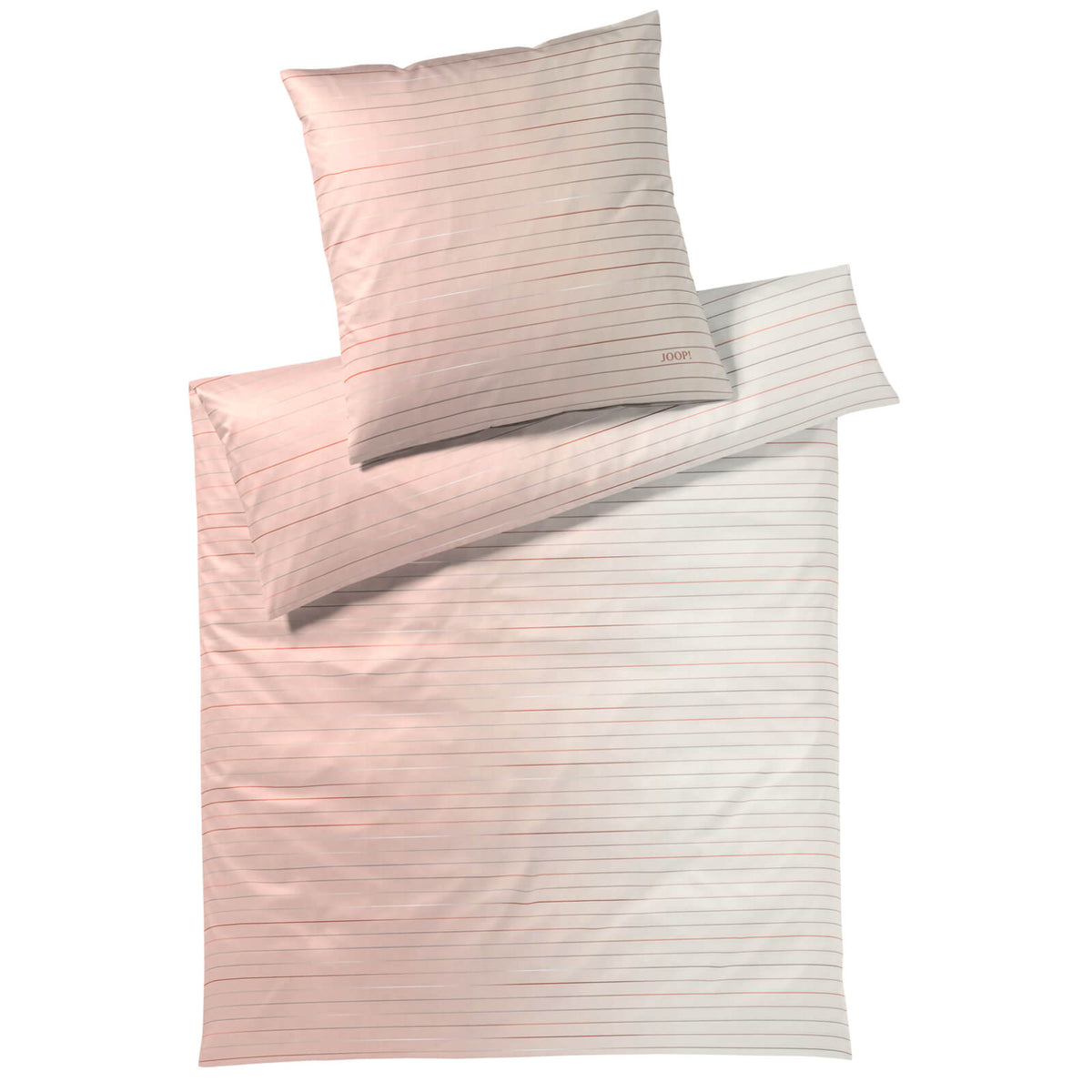 bettwaesche linien streifen rosa mako satin