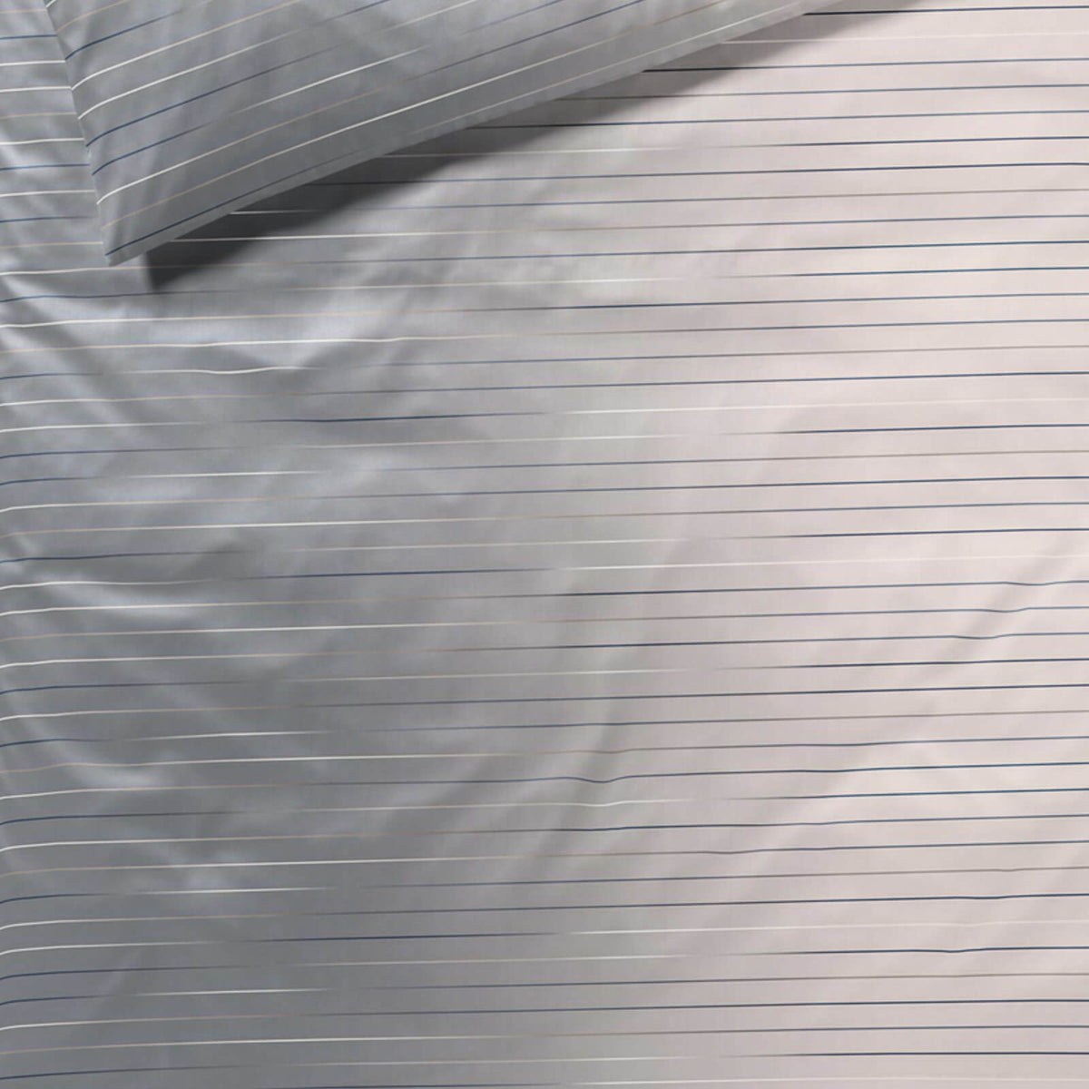 bettwaesche linien streifen grau mako satin
