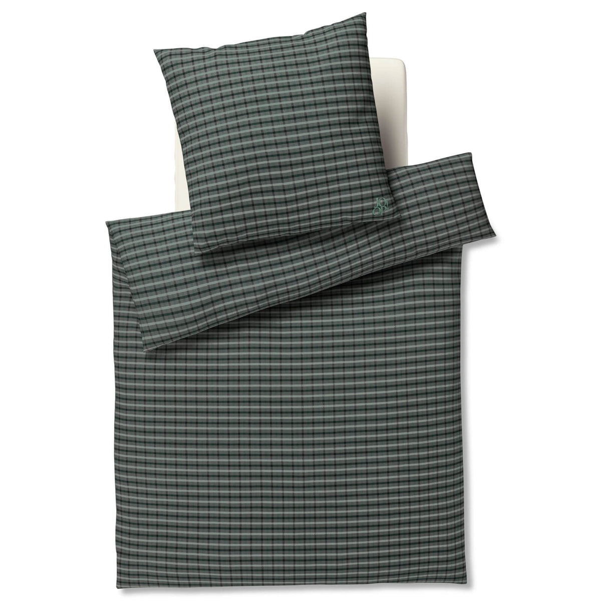 bettwaesche soft karo joop schwarz