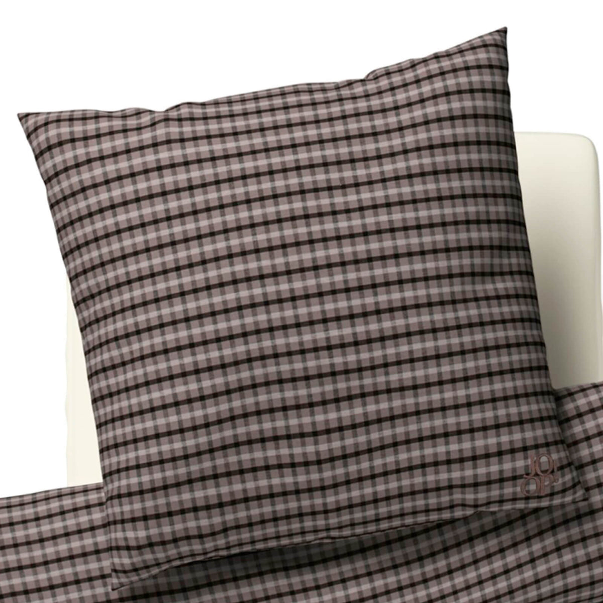 bettwaesche soft karo joop mocca