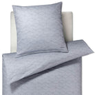 bettwaesche symmetrisch silber grau comfort satin