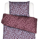 bettwaesche bettgarnitur voegel floral purple
