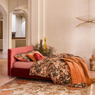 bettwaesche essenza retro gebluemt bunt baumwoll satin