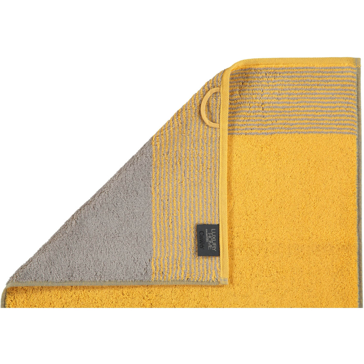 cawoe frottiertuch handtuch two tone wendeoptik 