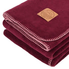wohndecke kuscheldecke zweifarbig grau rosa