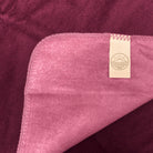 wohndecke kuscheldecke zweifarbig grau rose