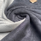 wohndecke kuscheldecke zweifarbig grau