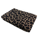 frottiertuch liegetuch animal print leo braun schwarz