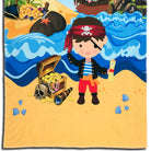strandlaken pirat 75 x 150 cm schiff sonne meer badetuch
