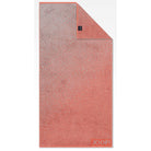handtuch frottierruch diamanten orange grau abtrockentuch