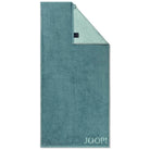 handtuch frottier doubleface petrol