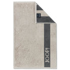 gaestetuch beige grau frottier