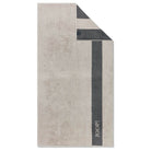 handtuch beige grau frottier