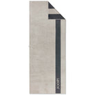 saunatuch beige grau frottier
