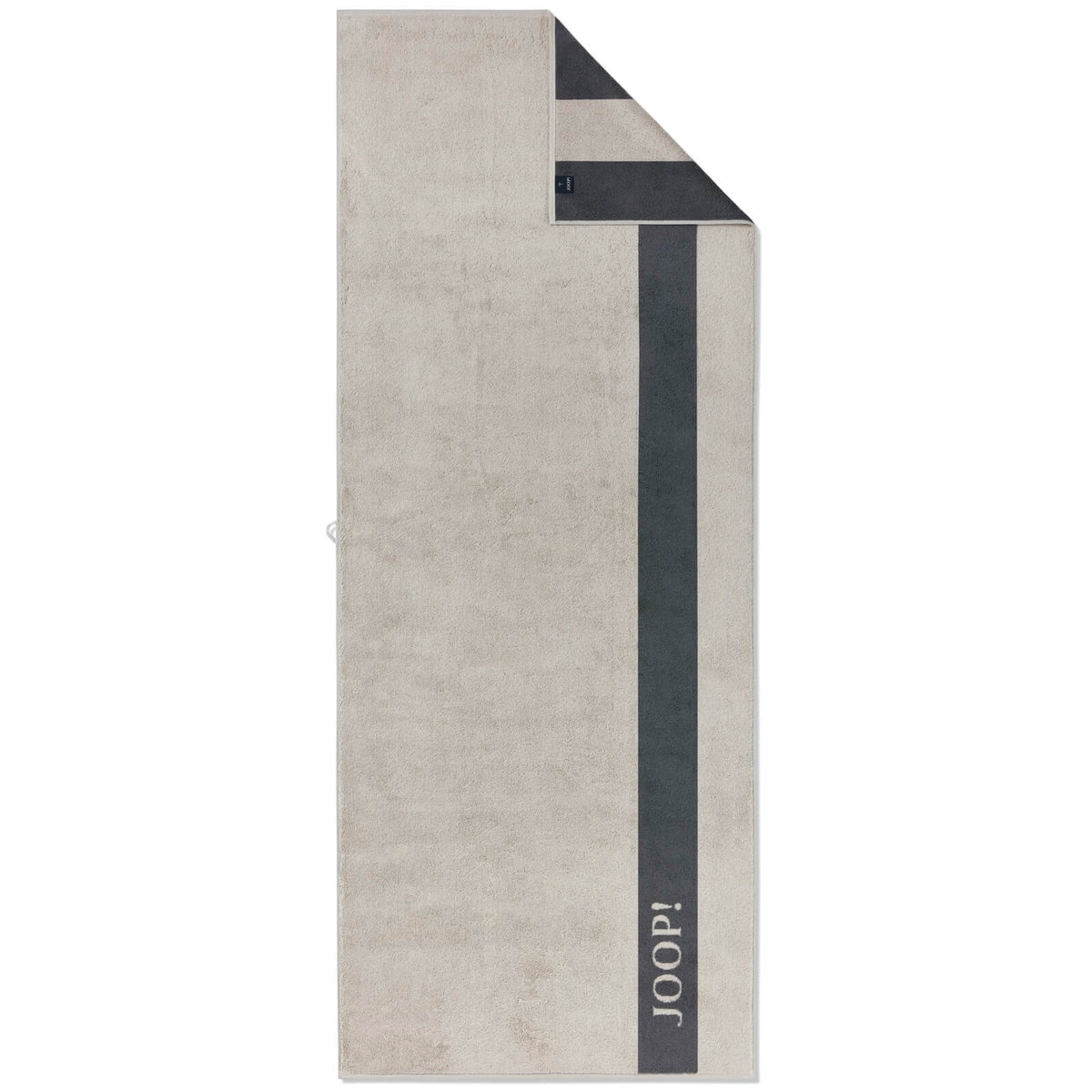 saunatuch beige grau frottier