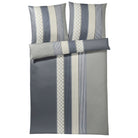 joop bettwaesche cornflower stripes deep coal 4069-09 mako satin
