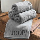 joop handtuch duschtuch elegance doubleface grau 1620 77