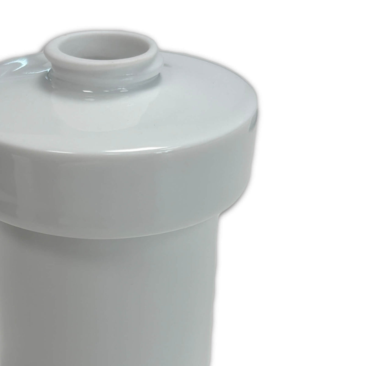 einsatz porzellan weiss waschen chrom