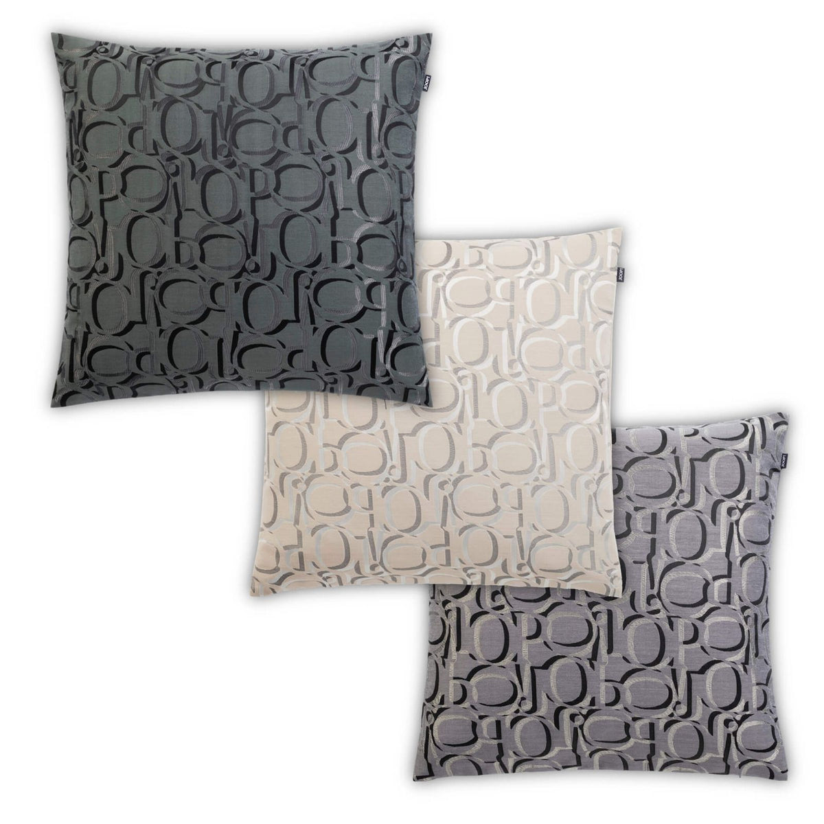 kissenhuellen joop 70787 anthrazit agave beige