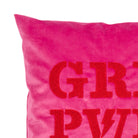 kissenhuelle kissenbezug schriftzug spruch rot pink