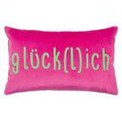 kissenhuelle kissenbezug schriftzug spruch hot pink