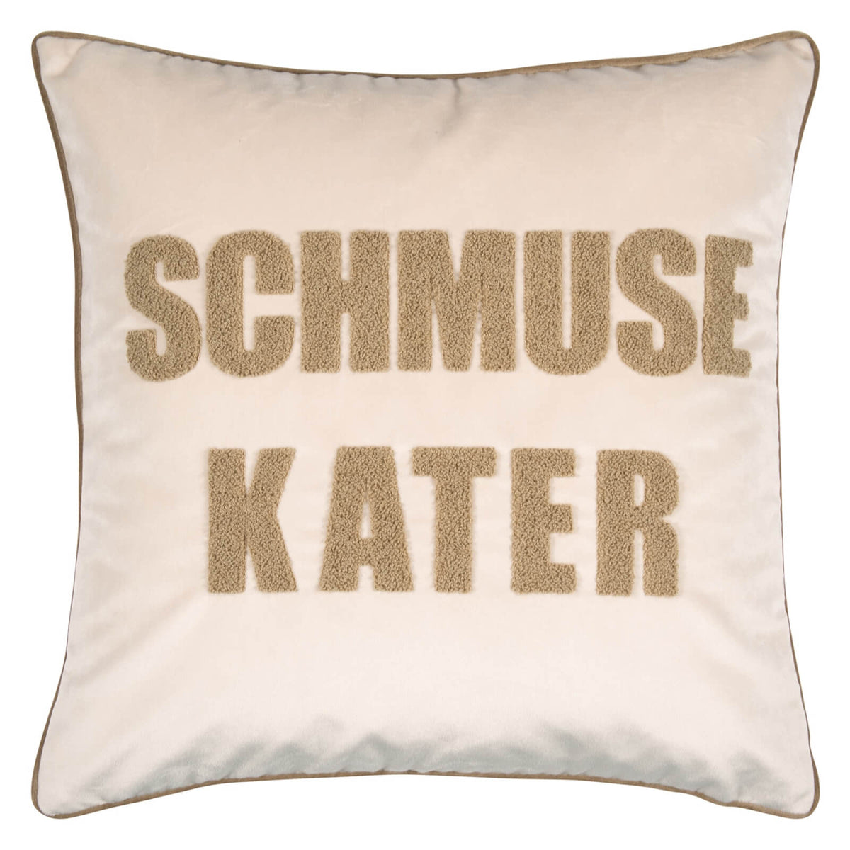 kissenhuelle kissenbezug schriftzug spruch sand