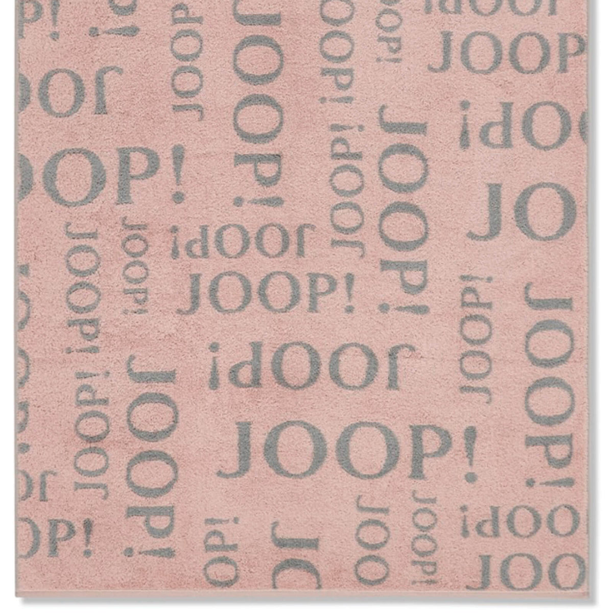 saunatuch logo schriftzug rosè anthrazit 