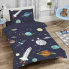 bettwaesche rakete weltall mond espico