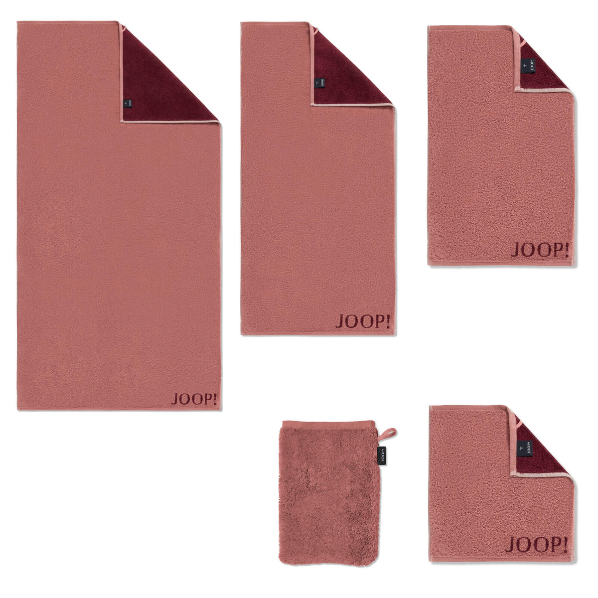 frottiertuch abtrockentuch joop classic doubleface rouge 1600 29