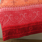 bettwaesche indi casatex ornamente organge rot paisley