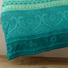 bettwaesche ornamente paisley gruen indi tuerkis